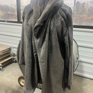 Luxurious Charcoal Women's Cardigan